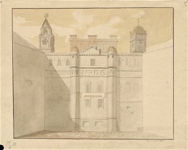 Vilnia, Universyteckaja, Abservatoryja. Вільня, Унівэрсытэцкая, Абсэрваторыя (M. Januševič, 1836)
