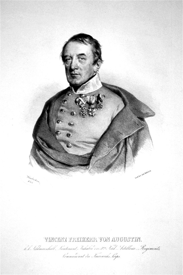 Vinzenz von Augustin Litho