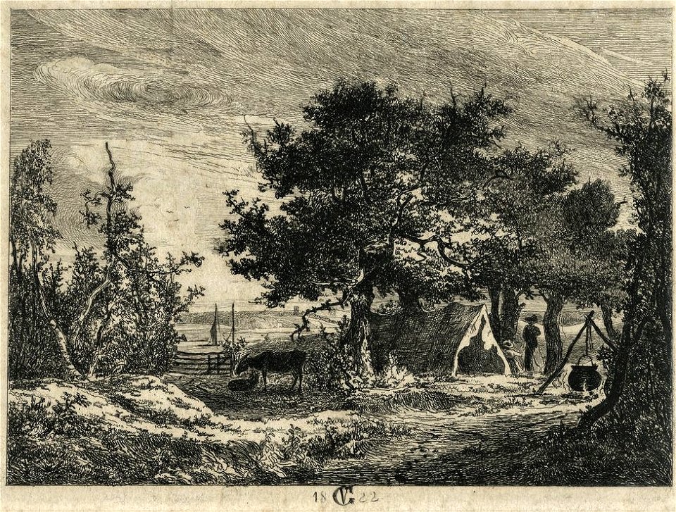 Vincent - A Gypsy Encampment