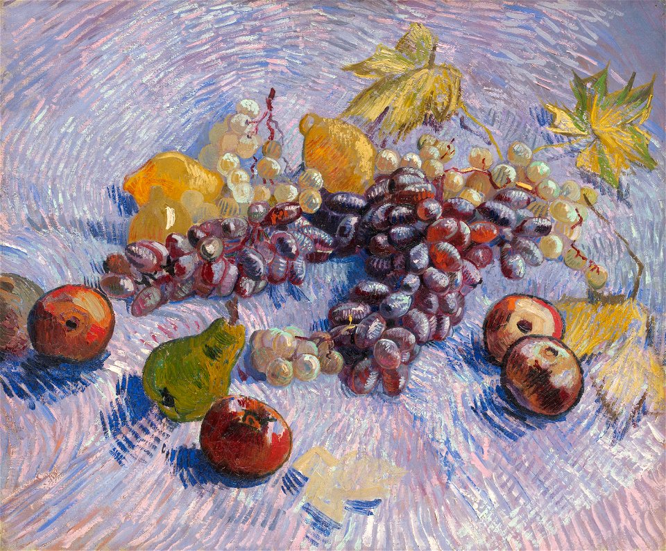 Vincent van Gogh - Grapes, Lemons, Pears, and Apples - 1949.215 - Art Institute of Chicago