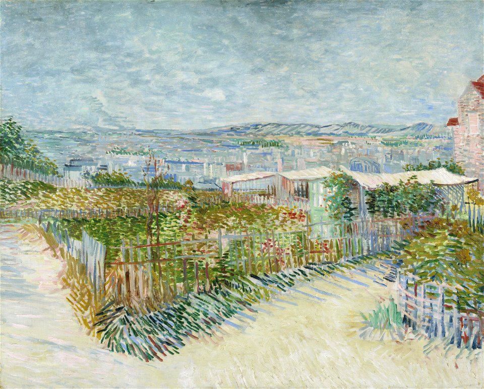 Vincent van Gogh - Montmartre- achter de Moulin de la Galette - Google Art Project