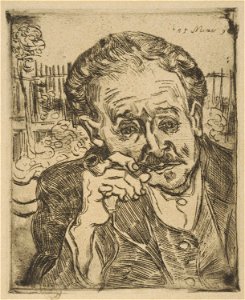 Vincent van Gogh - Man with a Pipe (Portrait of Dr. Paul Gachet)
