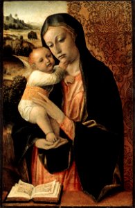 Vincenzo foppa, madonna col bambino, milano