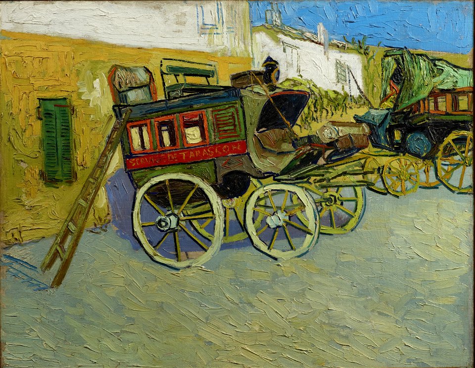 Vincent van Gogh - Tarascon Stagecoach - L.1988.62.11 - Princeton University Art Museum