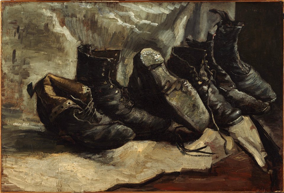 Vincent van Gogh - Three Pairs of Shoes - 1951.66 - Fogg Museum