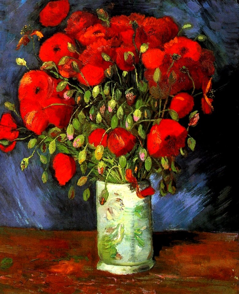 Vincent van Gogh - Vase with Red Poppies (11476732936)