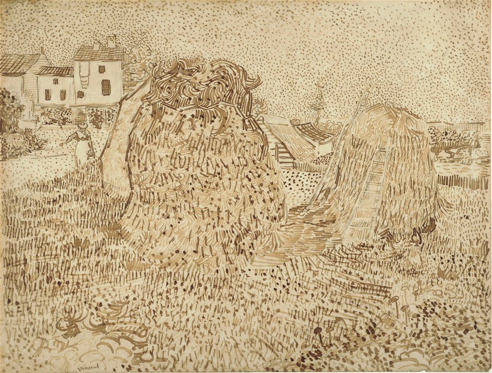 Vincent van Gogh - Haystacks