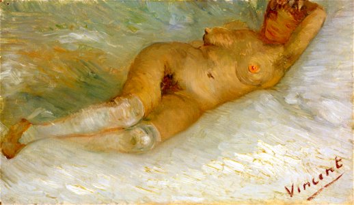 Vincent van Gogh - Liggend naakt 1887