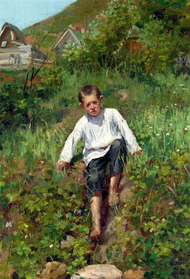 Сергей А. Виноградов - Мальчик поднимается вниз по набережной
