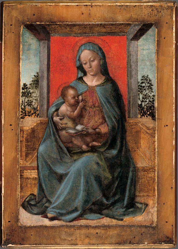 Vincenzo Foppa - The Virgin and Child Enthroned - 1939.100 - Fogg Museum