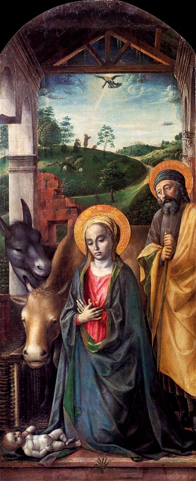Vincenzo Foppa - Adoration of the Christ Child - WGA07998