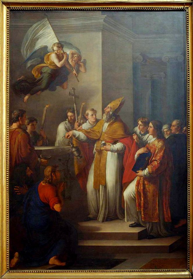 Vincenzo Camuccini, Sant'Orso consacra la cattedrale di Ravenna (primo quarto del XIX secolo)