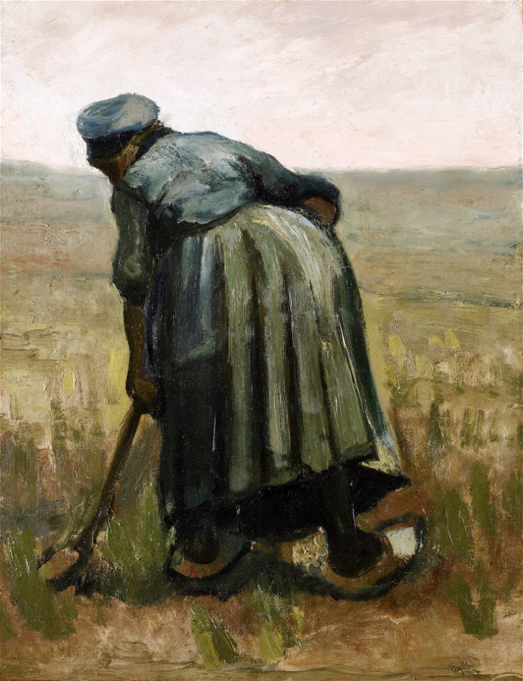 Vincent van Gogh - Peasant woman digging
