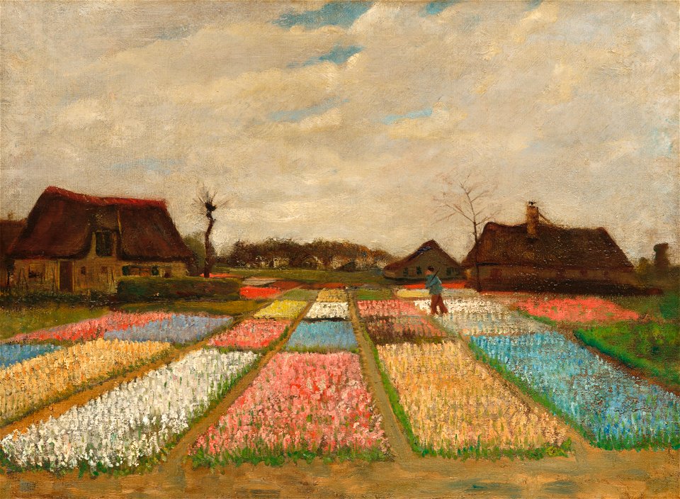 Vincent van Gogh - Bloembedden in Holland