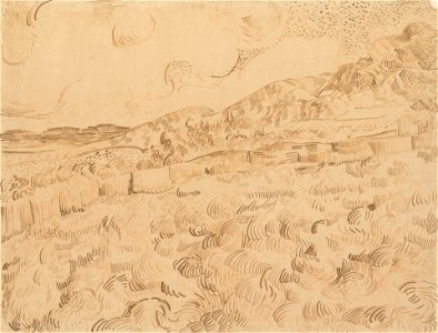 Vincent van Gogh - The Enclosed Wheatfield After a Storm F1547 JH1724