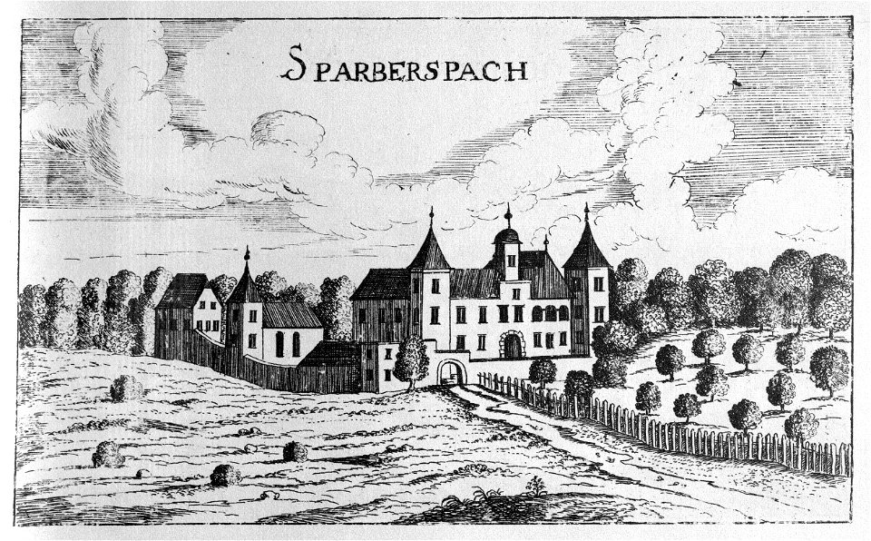 Vischer - Topographia Ducatus Stiria - 134 Graz Sparbersbach