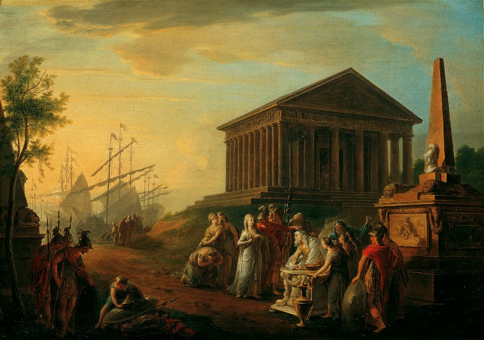 Vinzenz Fischer - Die Opferung der Polyxena - 5626 - Österreichische Galerie Belvedere