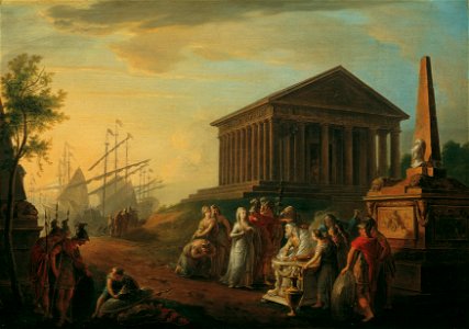 Vinzenz Fischer - Die Opferung der Polyxena - 5626 - Österreichische Galerie Belvedere