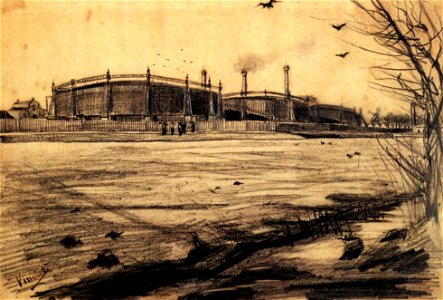 Vincent van Gogh - Gasworks (F924)