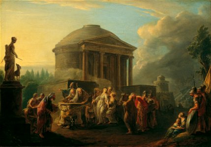 Vinzenz Fischer - Die Opferung Iphigeniens - 5625 - Österreichische Galerie Belvedere