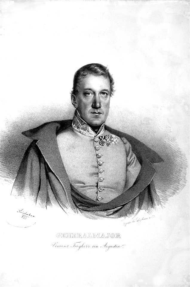 Vincenz Augustin 1833 Litho