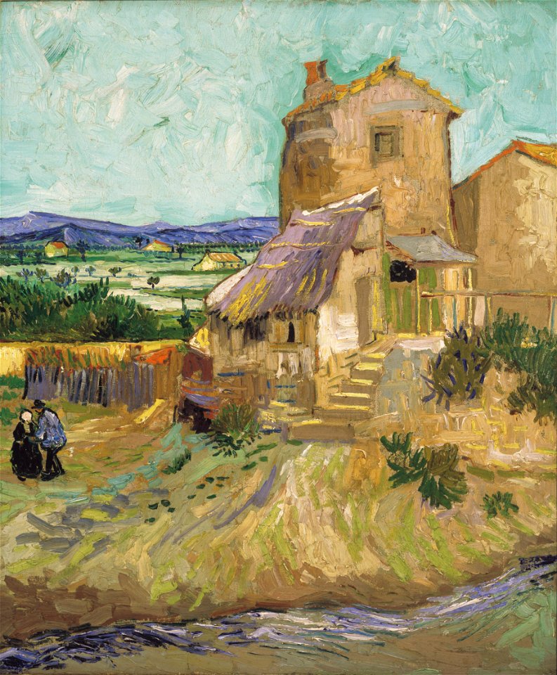 Vincent van Gogh - La maison de La Crau (The Old Mill) - 1966-9.22 - Albright–Knox Art Gallery