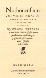 Vinet - Norbonensium (1572)