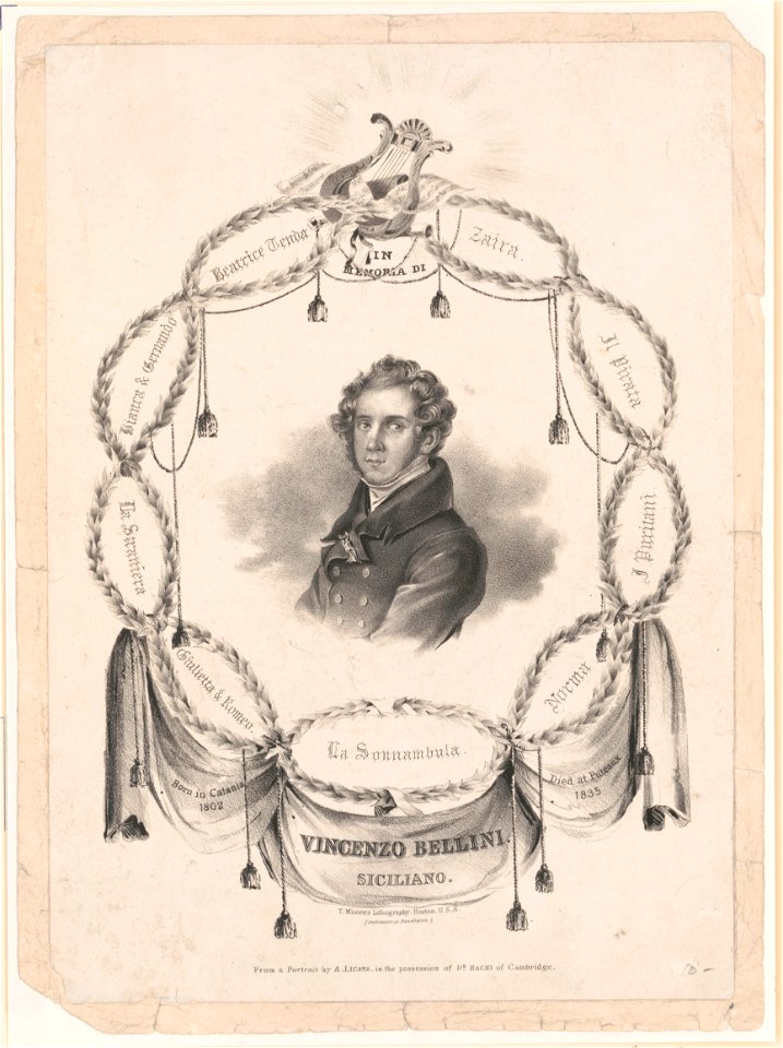 Vincenzo Bellini. Siciliano LCCN2003653271