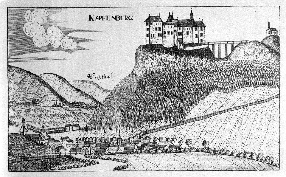 Vischer - Topographia Ducatus Stiria - 198 Kapfenberg