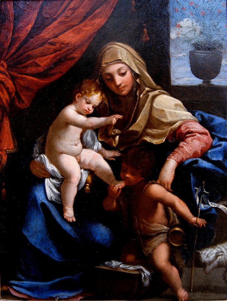 Virgin Child Baptist Louvre INV524