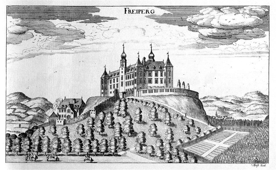 Vischer - Topographia Ducatus Stiria - 082 Freiberg bei Gleisdorf