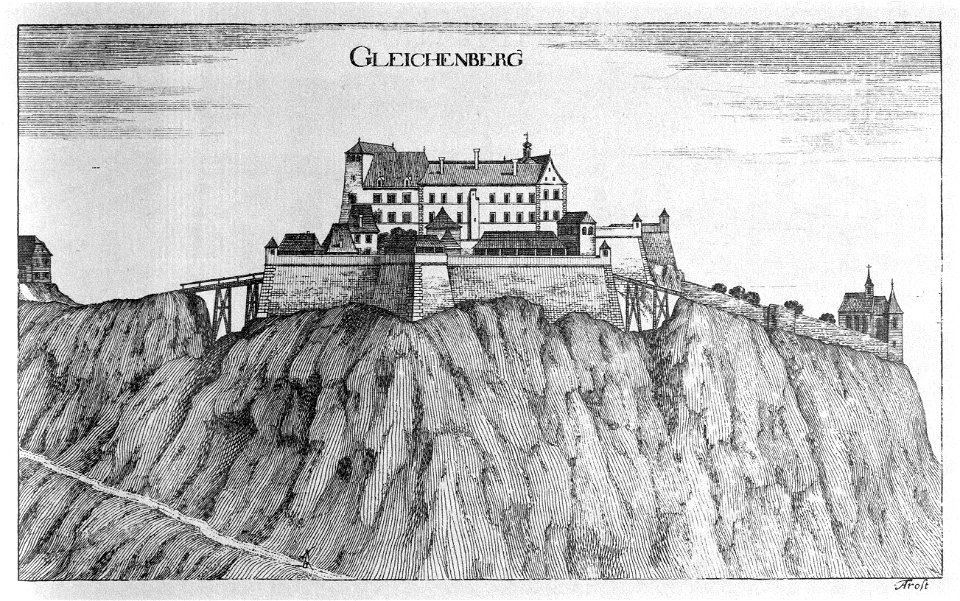 Vischer - Topographia Ducatus Stiria - 102 Gleichenberg bei Feldbach