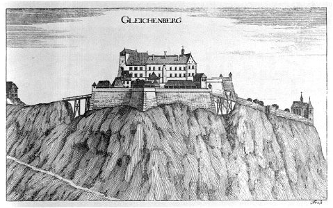 Vischer - Topographia Ducatus Stiria - 102 Gleichenberg bei Feldbach