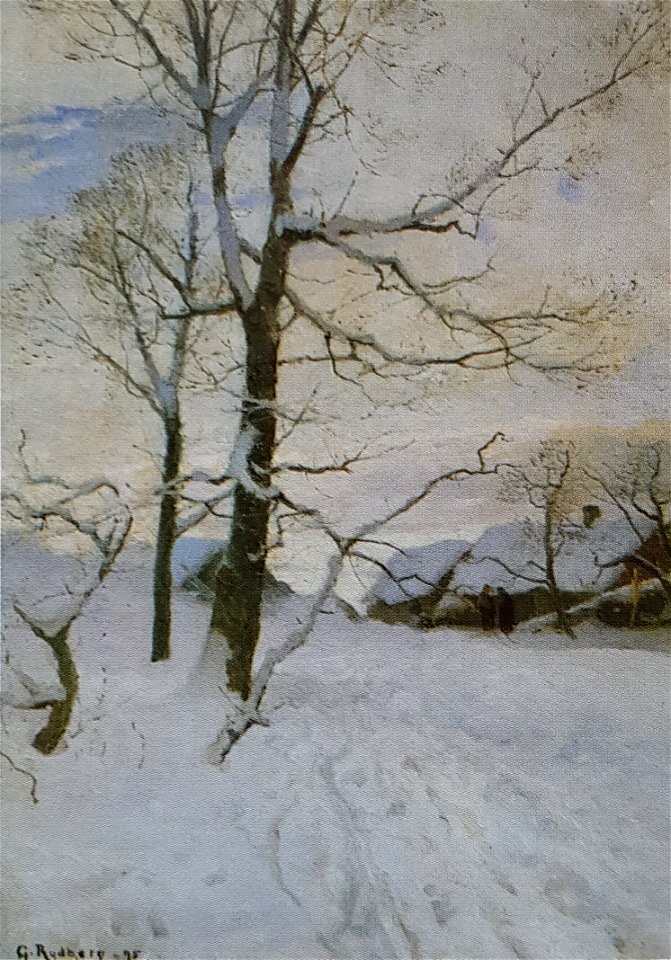 Vinterlandskap x Gustaf Rydberg