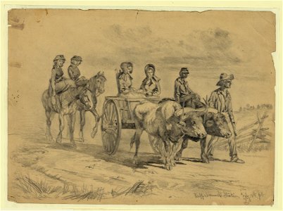 Virginians going to the commissary for rations LCCN2004661609
