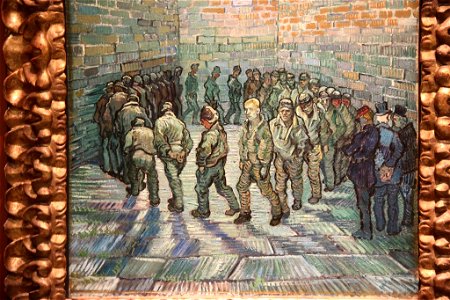 Vincent van Gogh - The Prison Courtyard (1890) (24635839377)