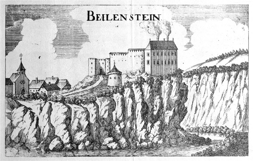 Vischer - Topographia Ducatus Stiriae - 294 Peilenstein bei Drachenburg - Pilstanj
