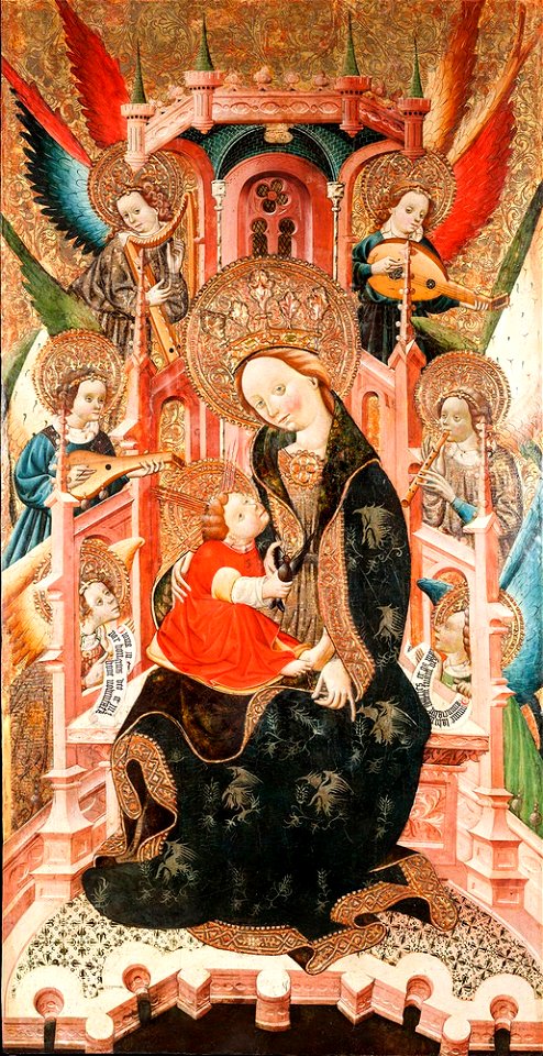 Virgen entronizada con el Niño (Museo Ibercaja Camón Aznar)
