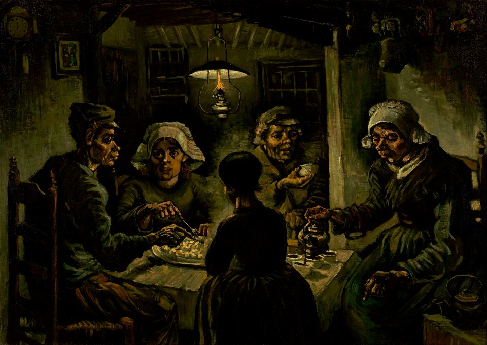 Vincent van Gogh - The potato eaters - Google Art Project (5776925)