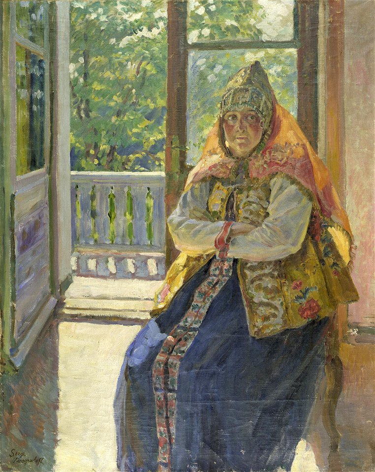 Vinogradov (attr) Woman in baltic costume
