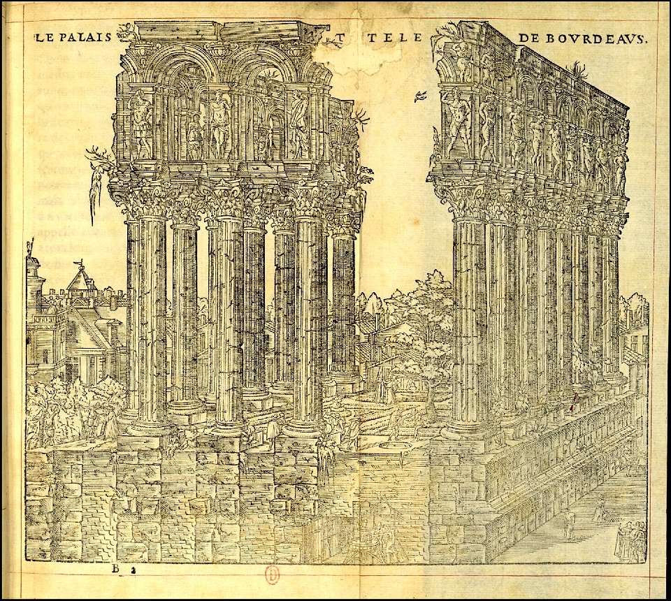 Vinet Antiqvité de Bordeavs palais de Tutelle (1574)