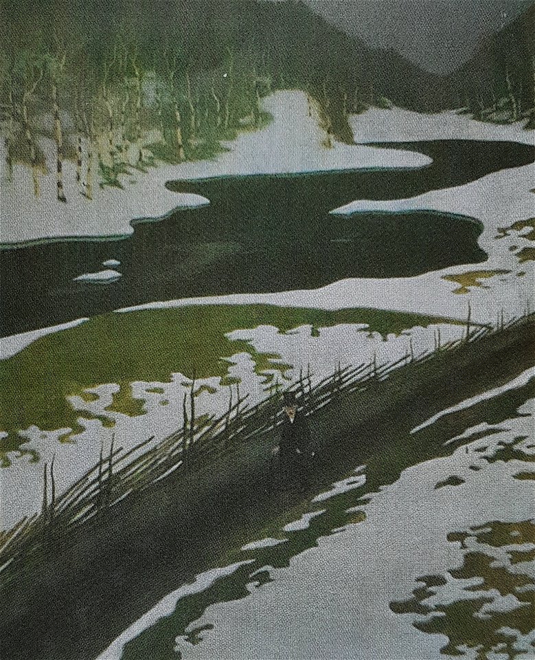 Vinterlandskap x Ivar Arosenius