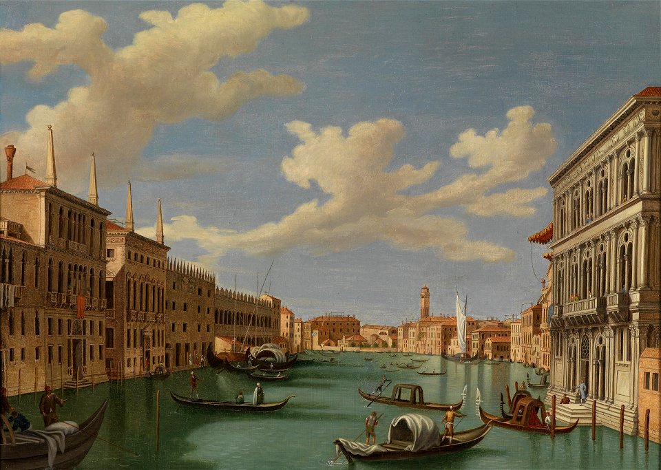 Vincenzo Chilone Blick von der Ca' Calergi über den Canal Grande