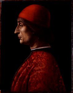 Vincenzo Foppa - Portrait of Giovanni Francesco Brivio - Google Art Project. Free illustration for personal and commercial use.