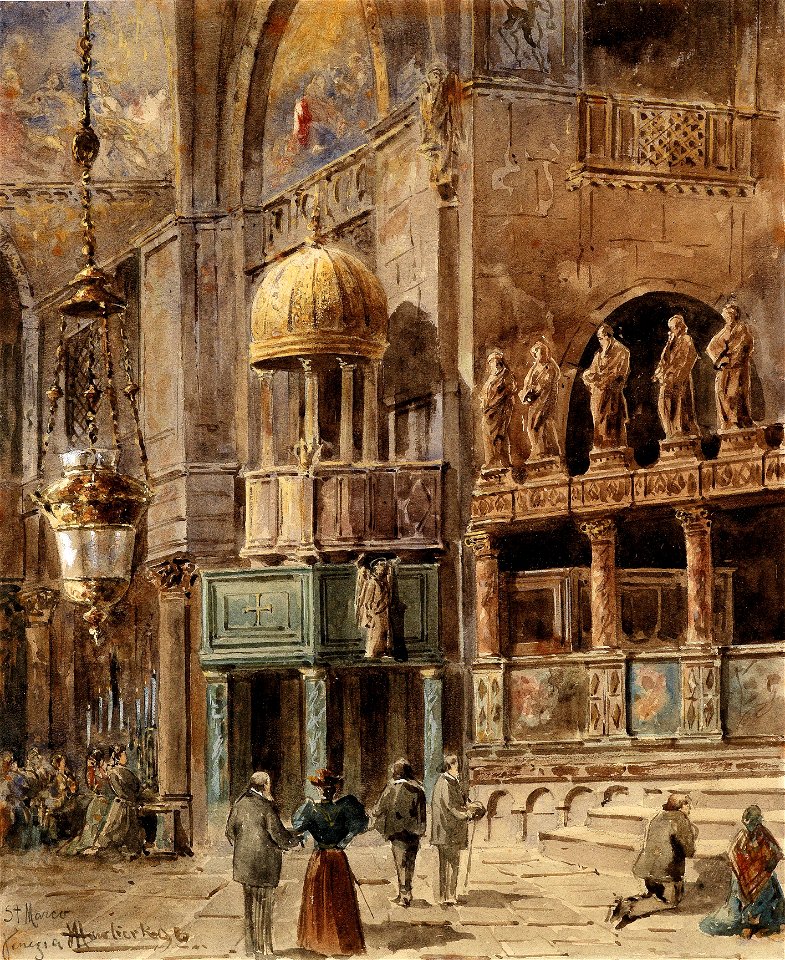 Vincenz Hawlicek San Marco 1896