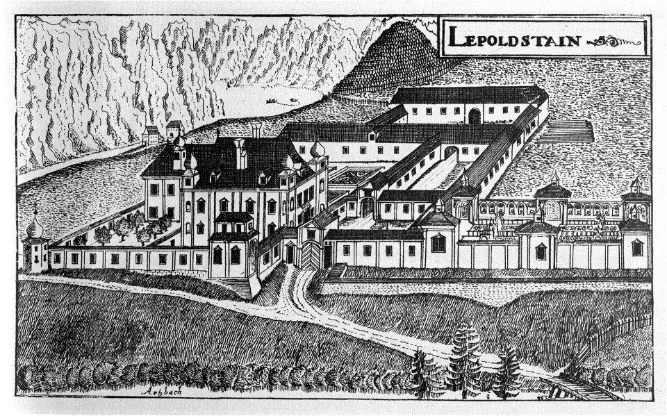 Vischer - Topographia Ducatus Stiria - 230 Leopoldstein bei Eisenerz