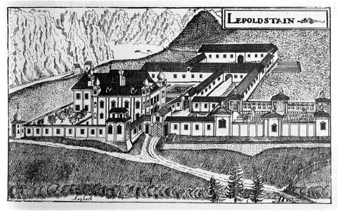 Vischer - Topographia Ducatus Stiria - 230 Leopoldstein bei Eisenerz