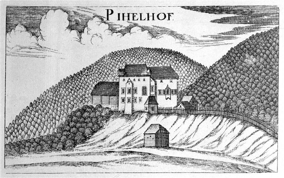 Vischer - Topographia Ducatus Stiriae - 306 Pichlschloß bei Neumarkt