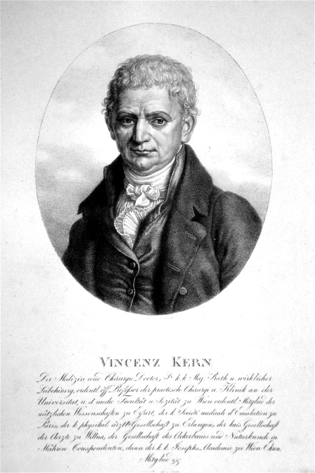 Vincenz von Kern Litho