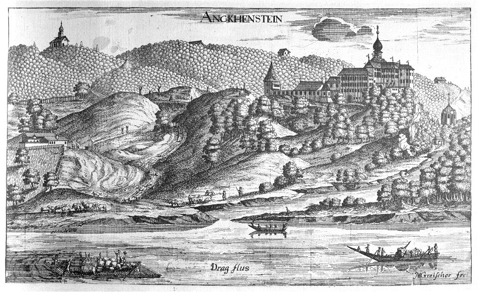 Vischer - Topographia Ducatus Stiria - 014 Ankenstein Borl